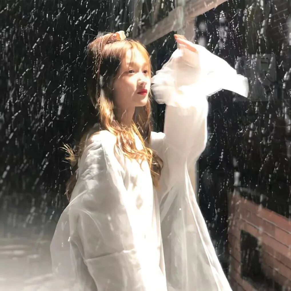 女生头像 女头 女生 氛围感 氛围感头像 雪 