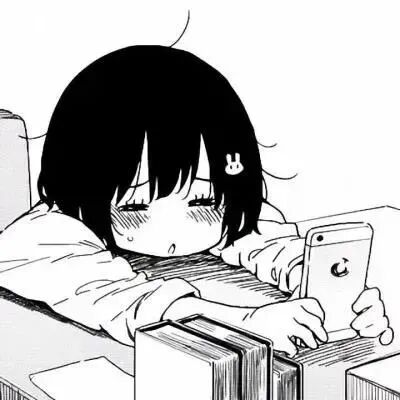 动漫头像  动漫女 动漫女头 动漫头像 女  黑白 黑白动漫头像 黑白动漫女