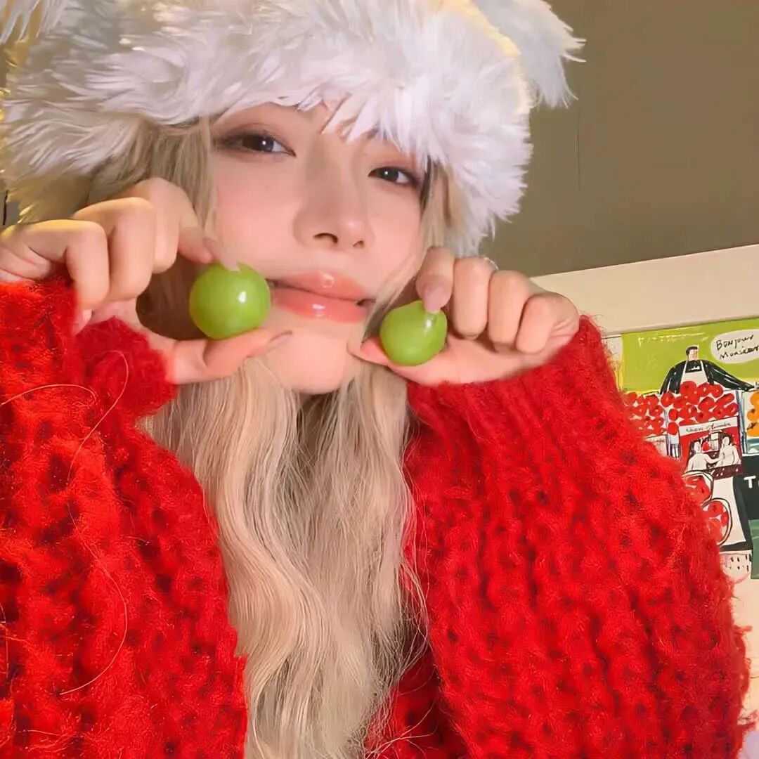 新年甜妹女生头像