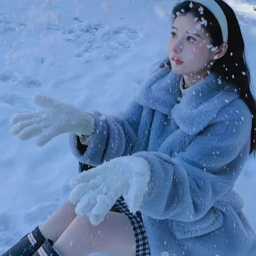 女生头像 女头 女生 氛围感 氛围感头像 雪