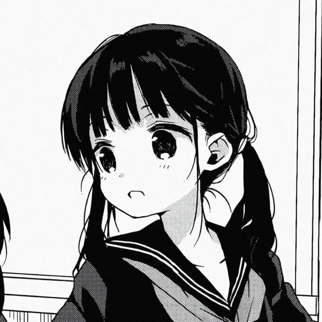 动漫头像  动漫女 动漫女头 动漫头像 女  黑白 黑白动漫头像 黑白动漫女