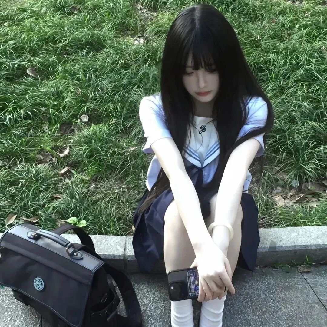 jk制服女生头像