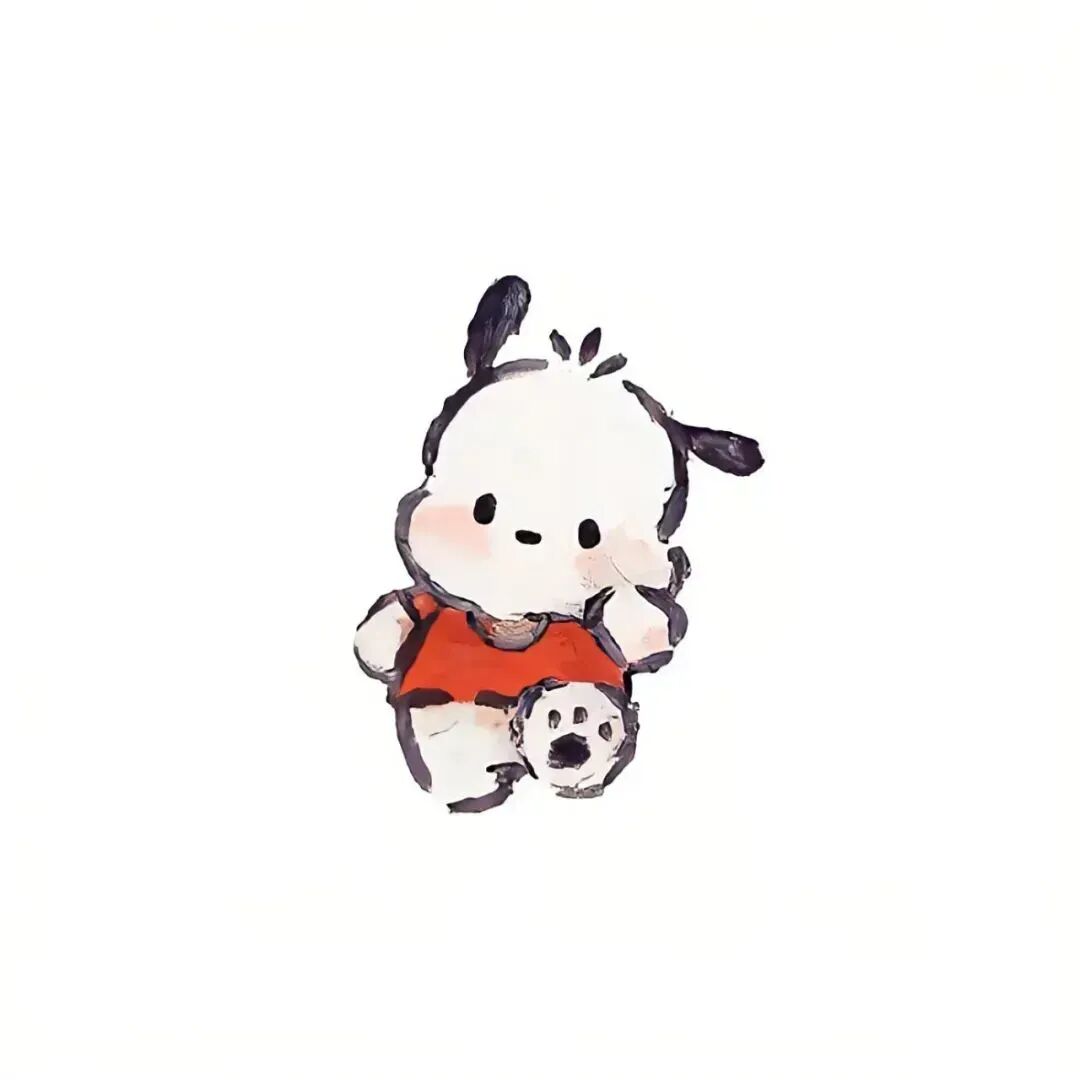 三丽鸥白底可爱卡通头像
