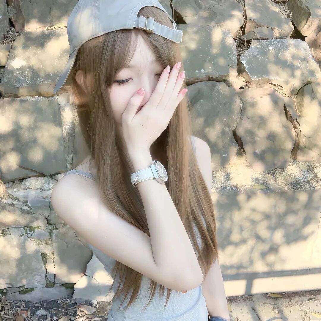 捂嘴少萝女生头像
