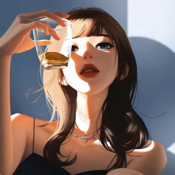 ins风御姐动漫头像女