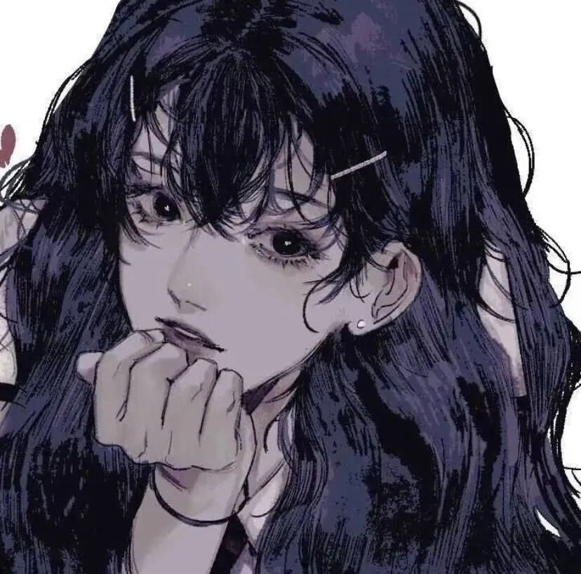暗黑动漫头像女