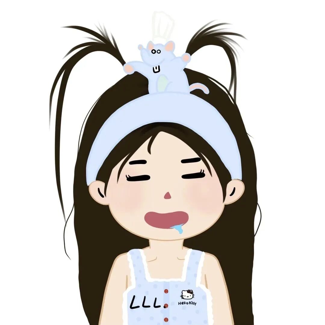 xieguguaibiaoqnguma二人闺蜜头像手绘闺蜜头像