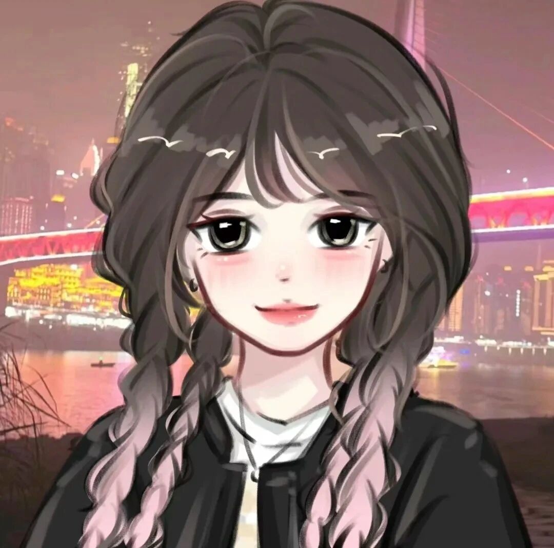 甜妹手绘动漫头像女