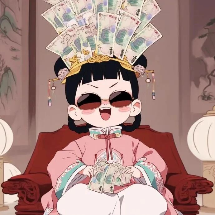 aiqiangaomojidazi爱钱四人闺蜜头像动漫闺蜜头像