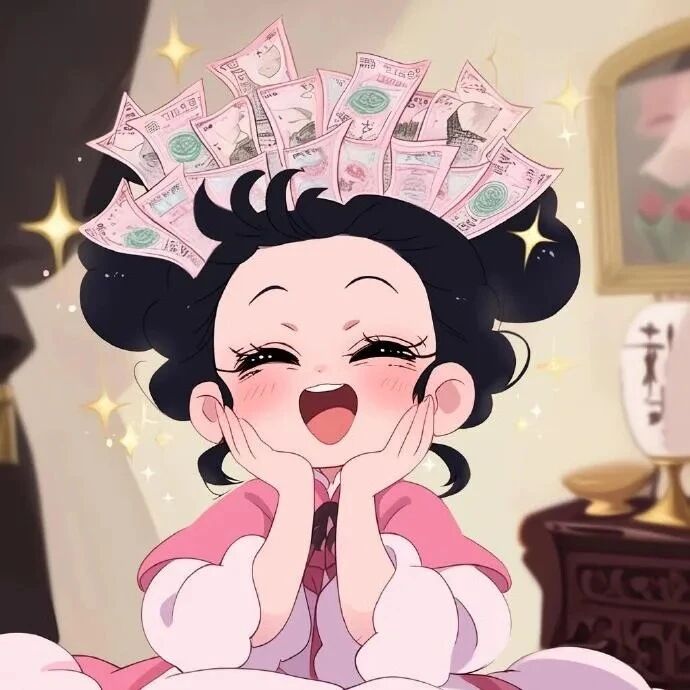 aiqiangaomojidazi爱钱四人闺蜜头像动漫闺蜜头像
