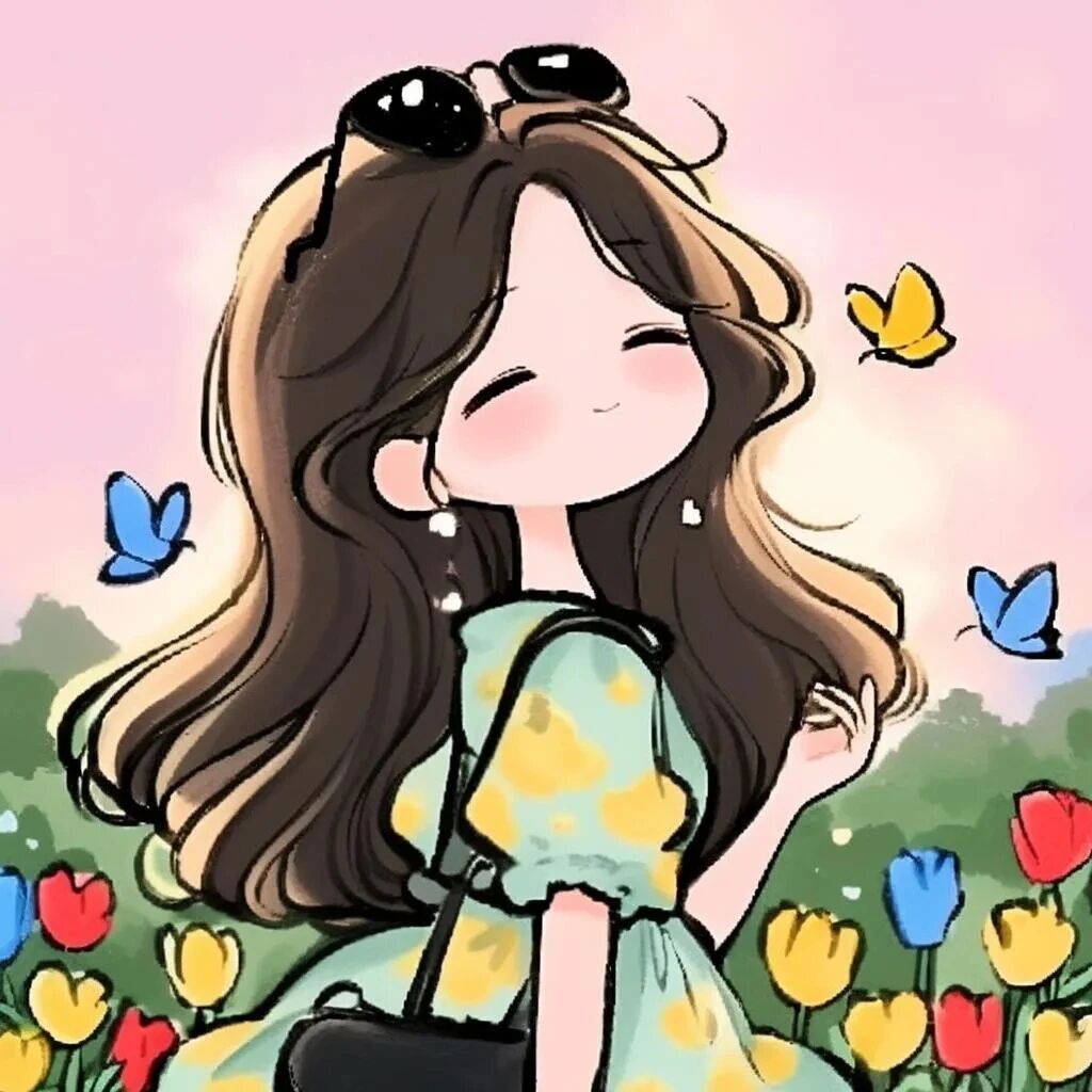 yhgntchahuabanlv蝴蝶插画情侣头像