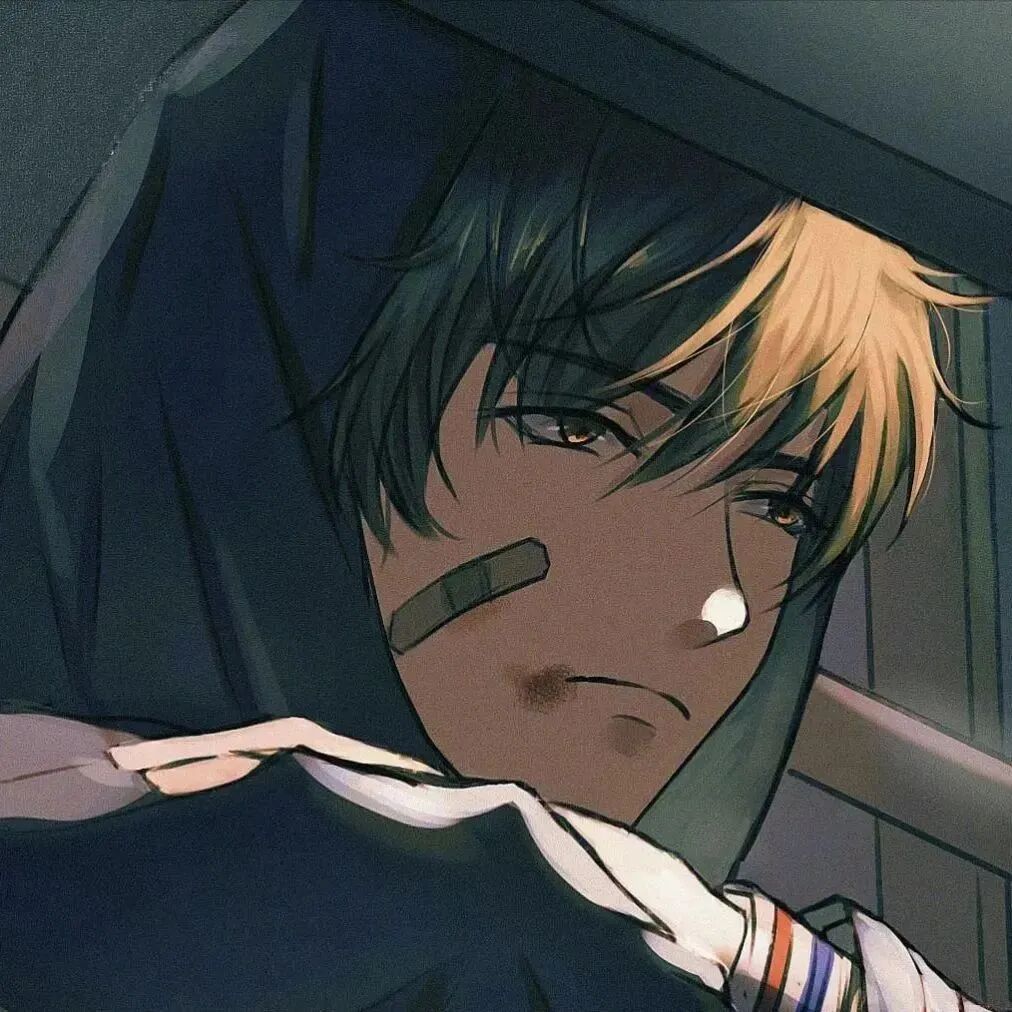 孤独感动漫头像男