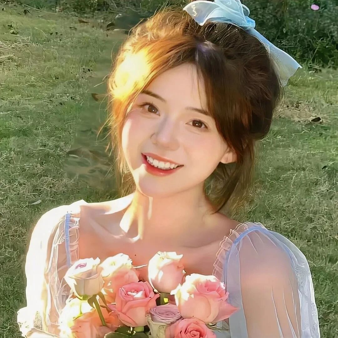鲜花温柔女生头像