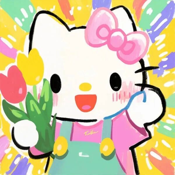 可爱三丽鸥kt猫卡通头像