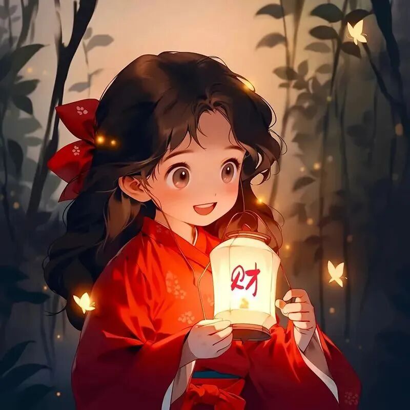 wmxinniankulove唯美新年动漫情侣头像