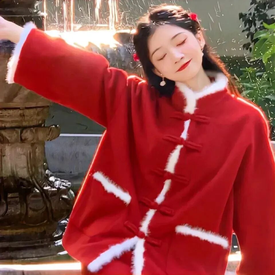 新年甜妹女生头像