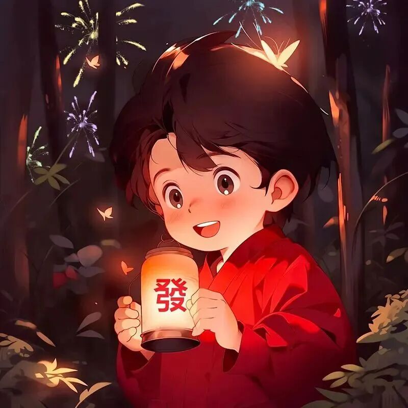 wmxinniankulove唯美新年动漫情侣头像