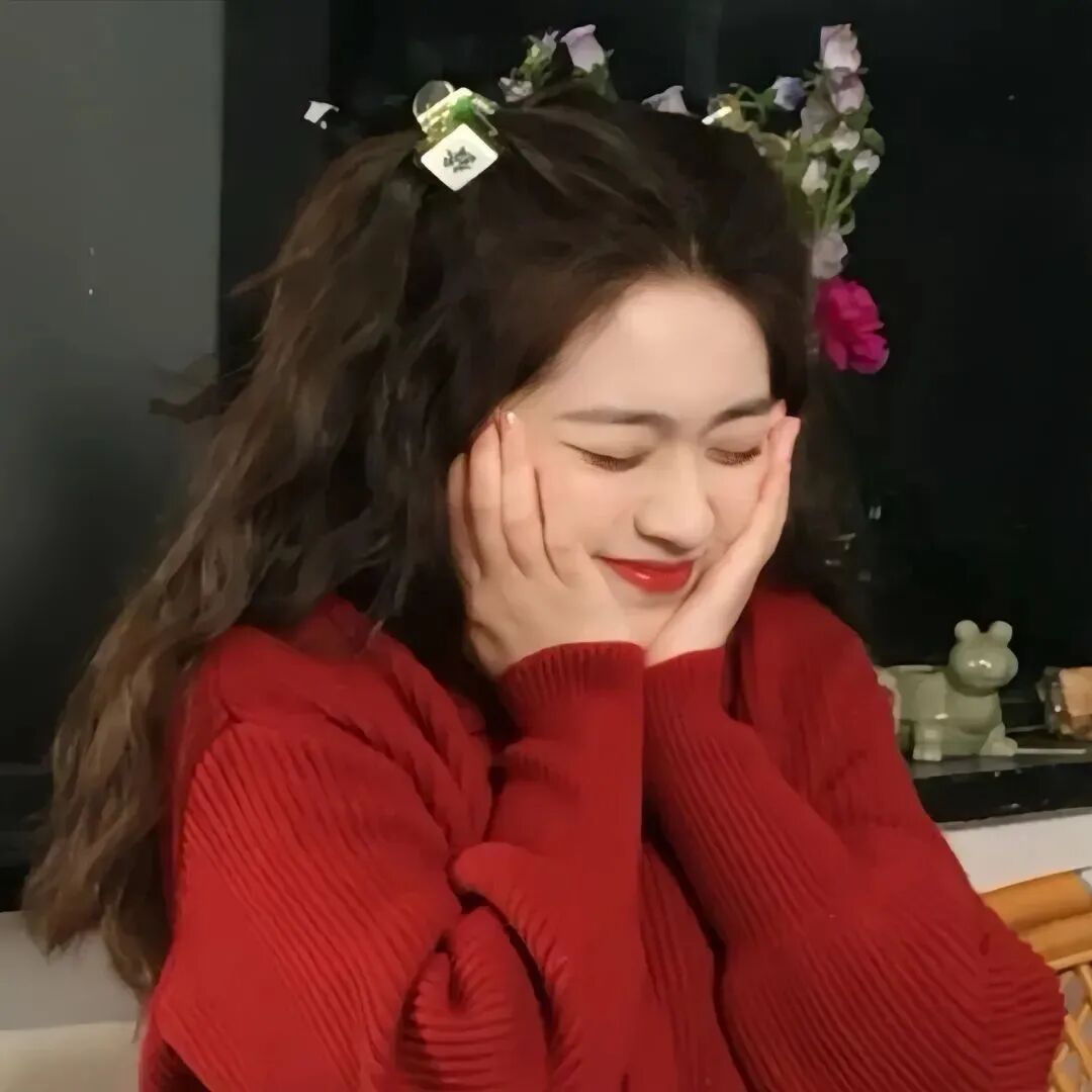 新年甜妹女生头像