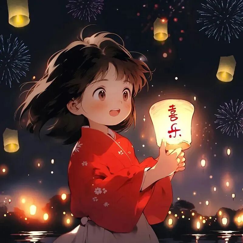 wmeixinkbnlove唯美新年动漫情侣头像