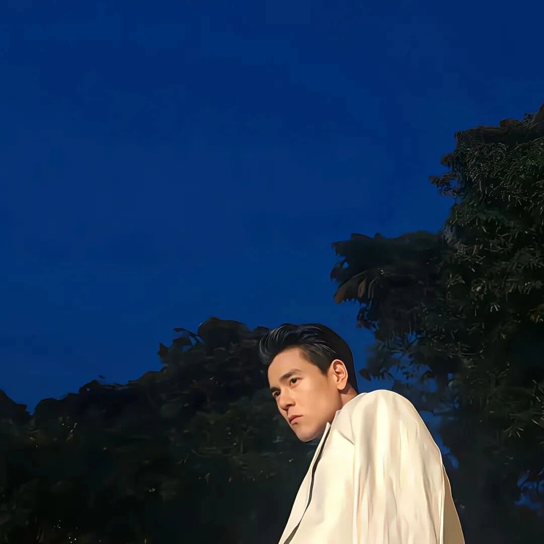 痞帅彭于晏爱豆侧脸男生头像