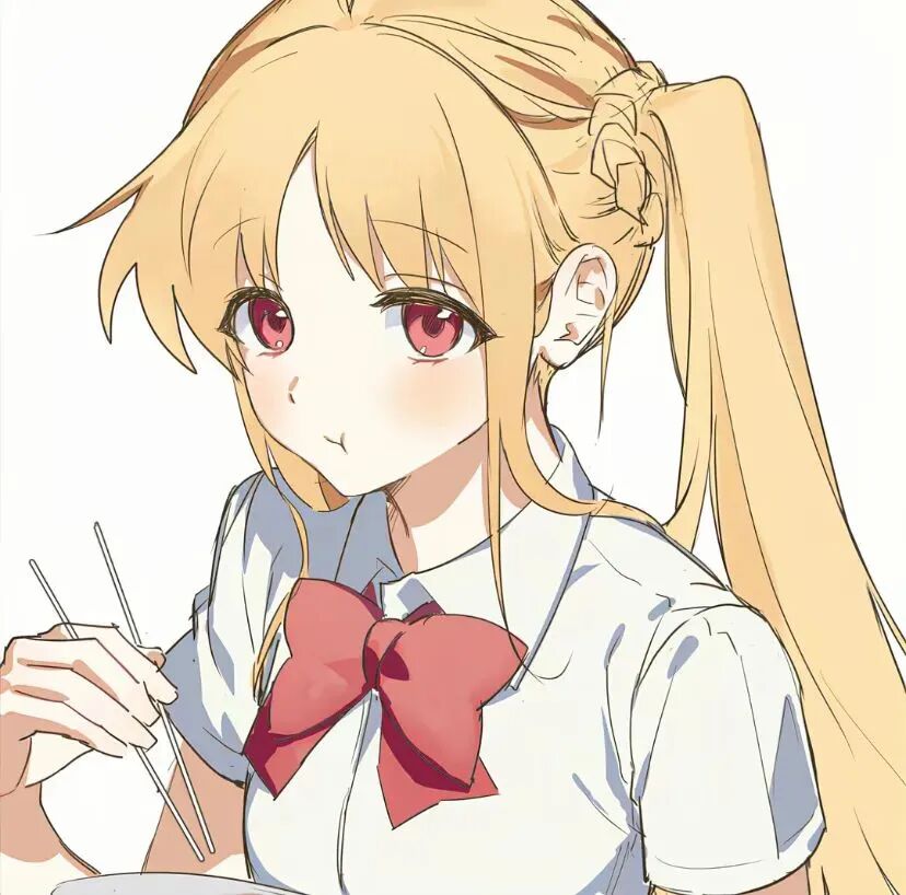 学院风动漫头像女