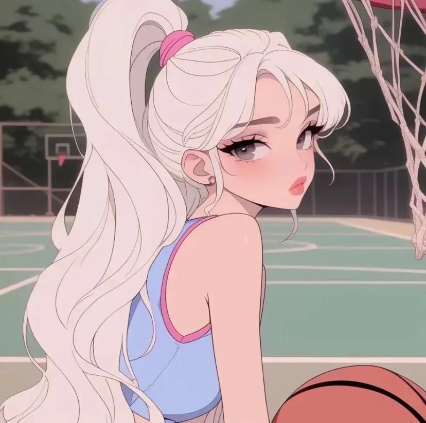 打篮球个性动漫头像女