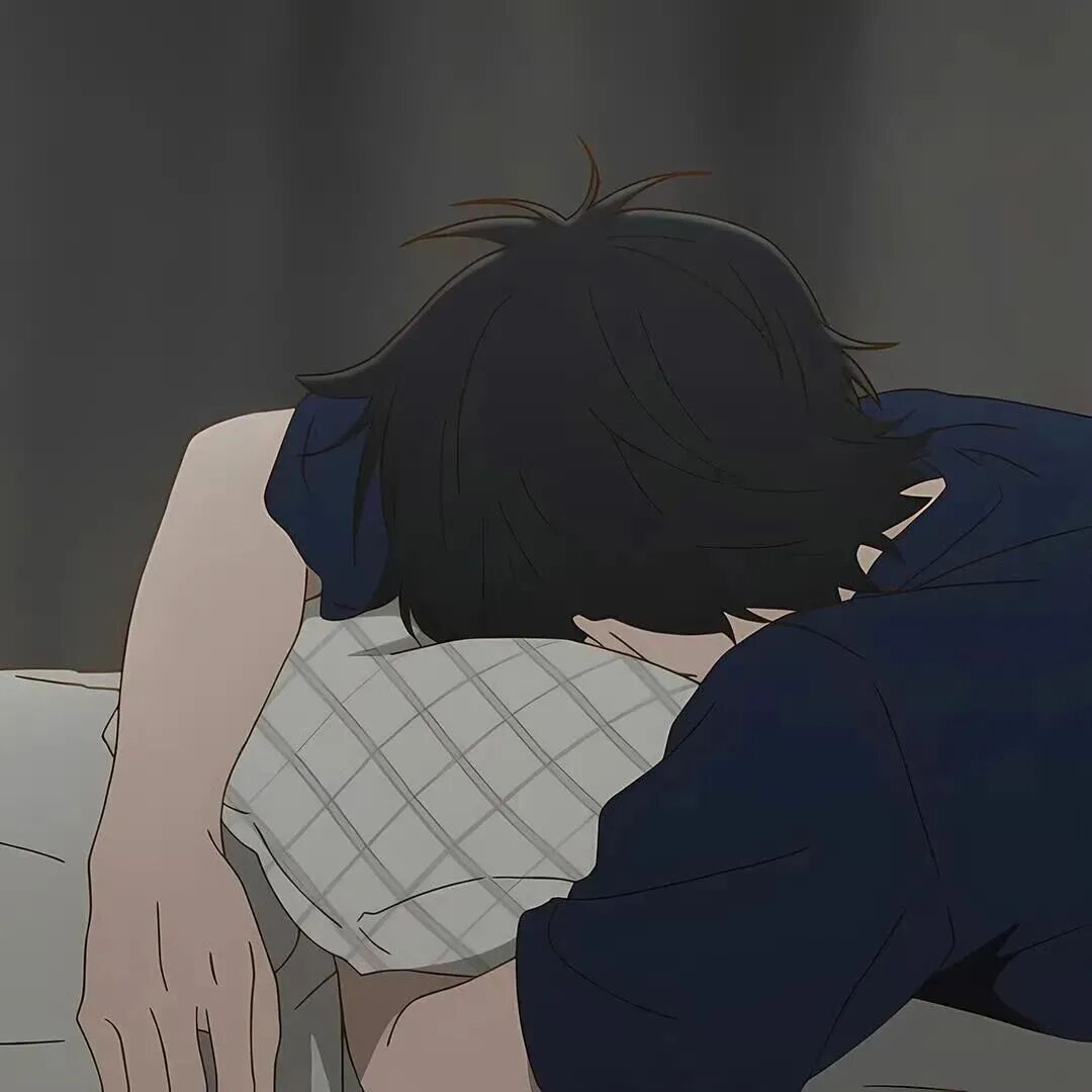 孤独感动漫头像男