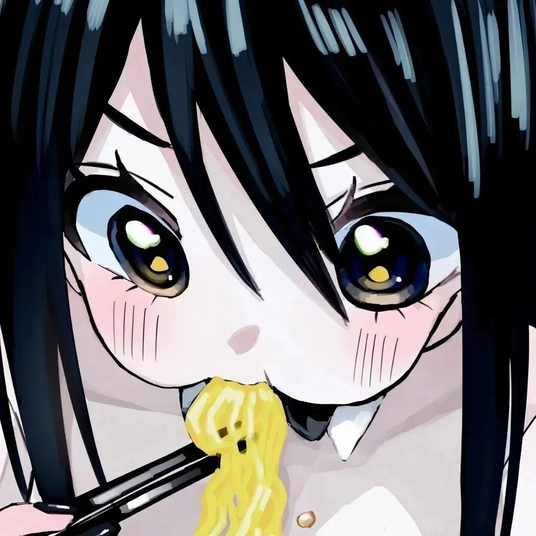 吃饭甜妹动漫头像女