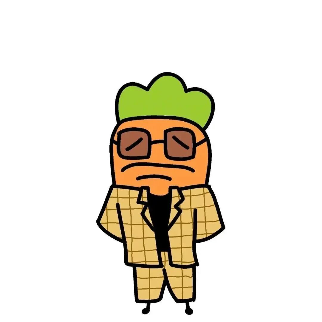 可爱萝卜卡通头像