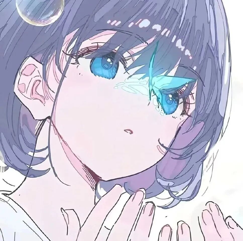 古早感动漫头像女