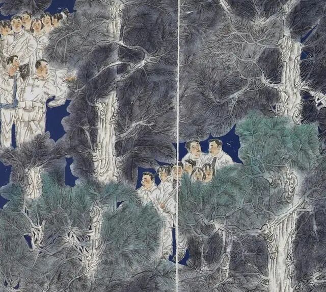 周平菁华日振当代中国画名家四条屏学术观摩展