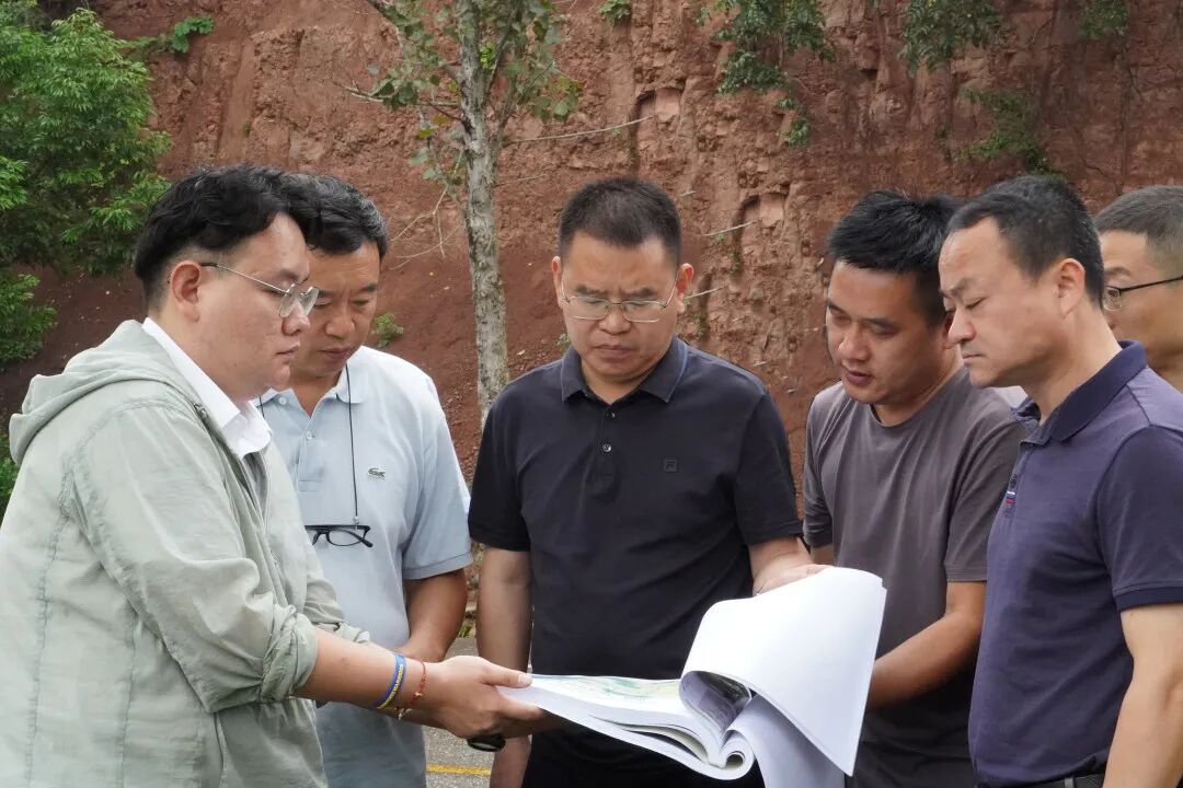 段勇调研永河园大地景观提升工作