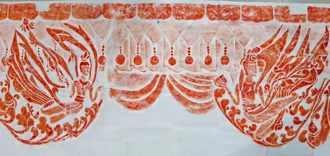 安阳灵泉寺珍藏拓印作品,题材包括国内唯①保存的孤品国宝帝后礼佛图