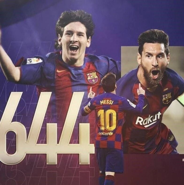 梅西巴萨第644球 超越球王贝利