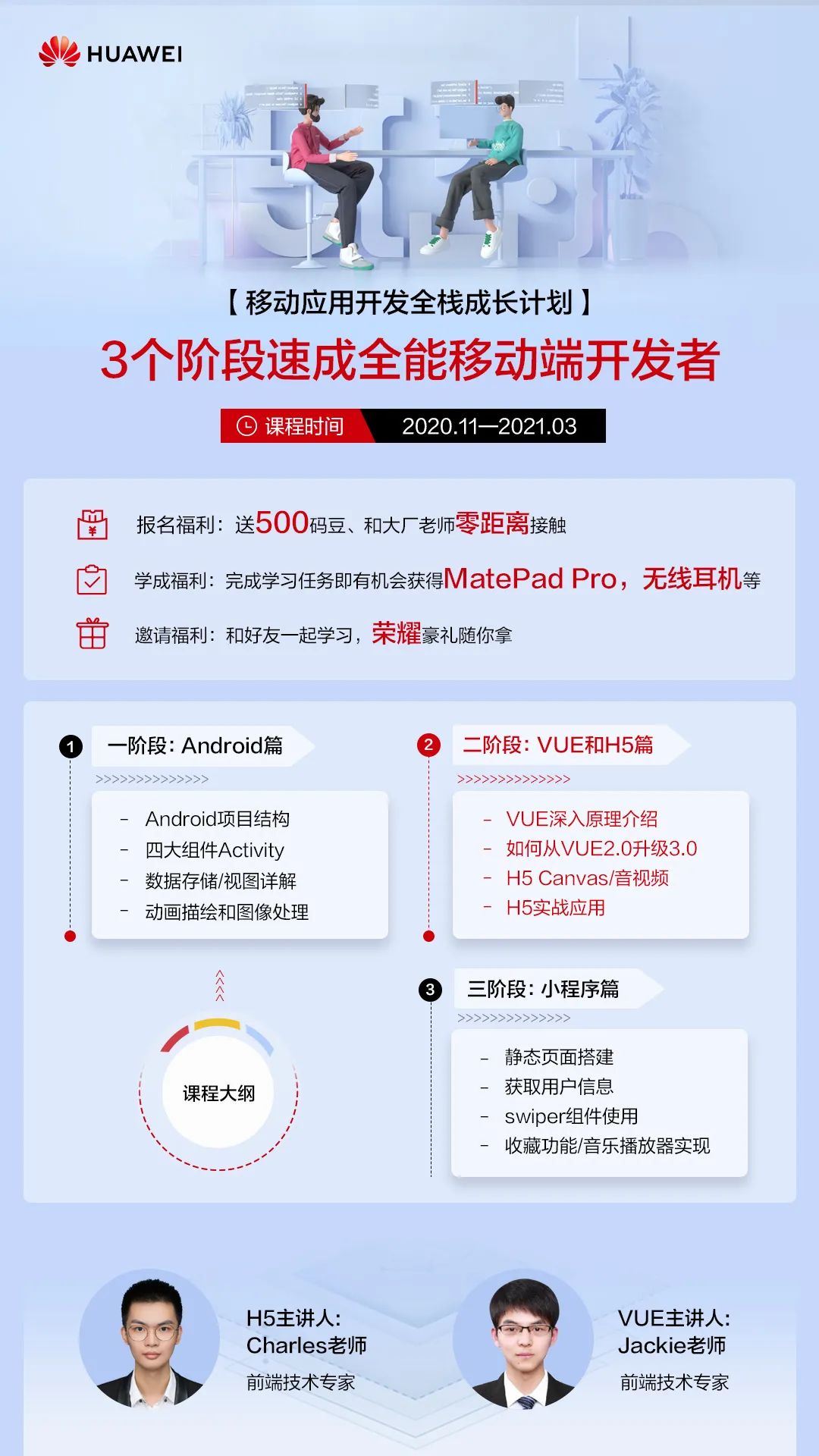 华为宣布:免费培养2000名移动端开发者!-微信头条网 华为宣布:免费培养2000名移动端开发者!