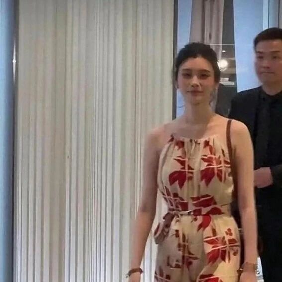 奚梦瑶稍胖点更美了,气质也柔和许多,以前真是瘦得过分