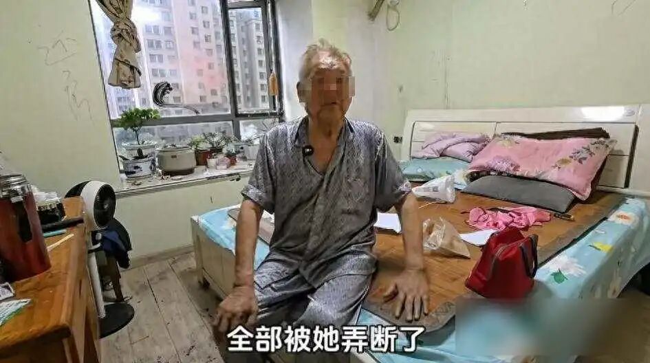 上海老人房子被孙女砸成废墟