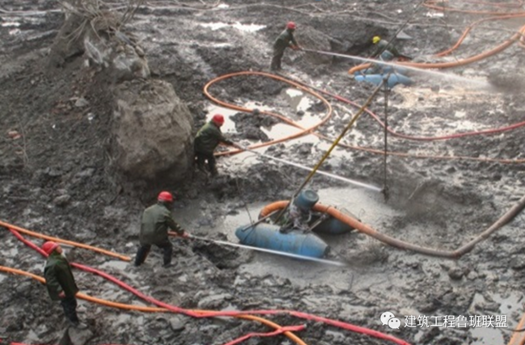 土方开挖：不用挖机用水冲？“水力冲挖”方式见识一下！的图32