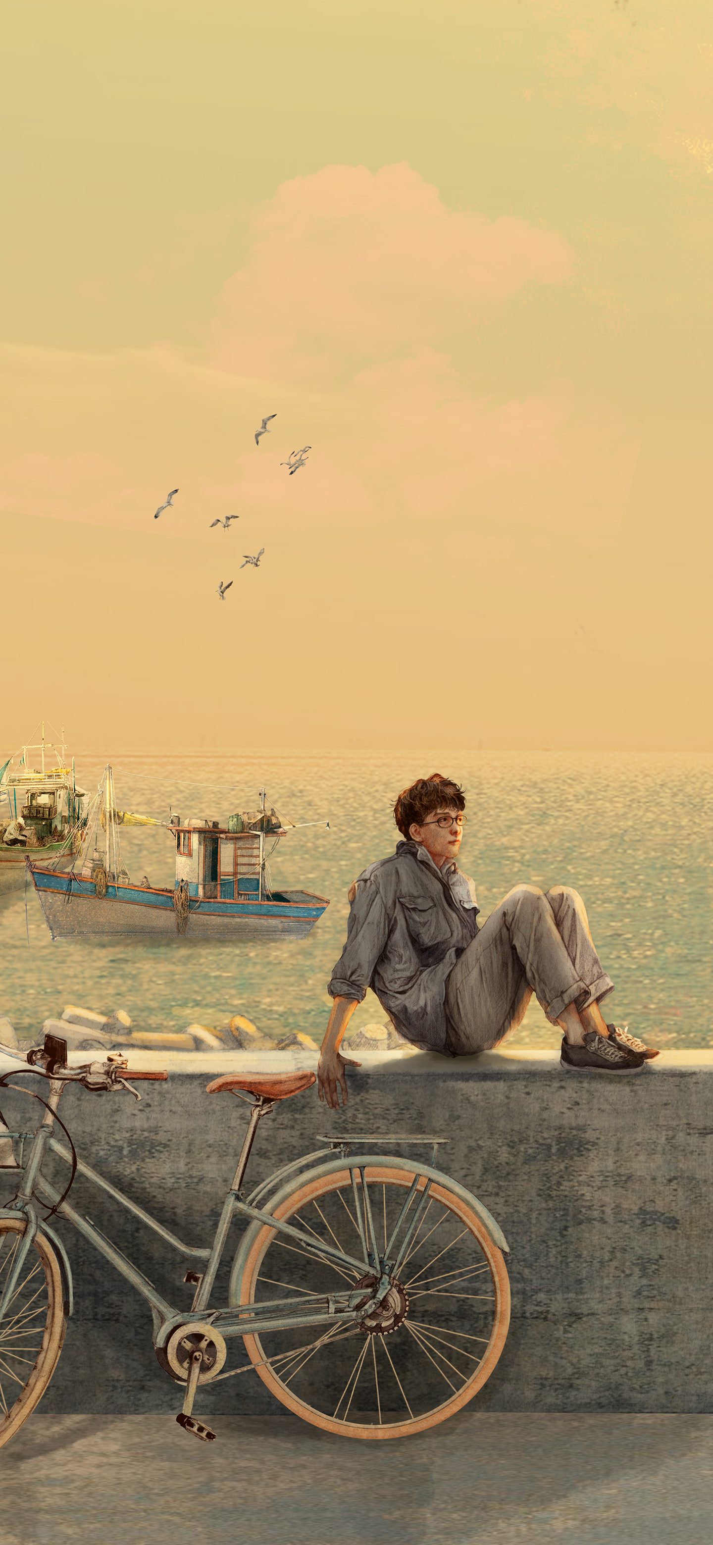 又发现一张还不错的手机壁纸