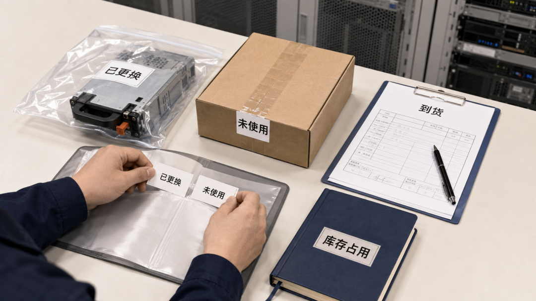 已更换和未使用备件共同进入复盘