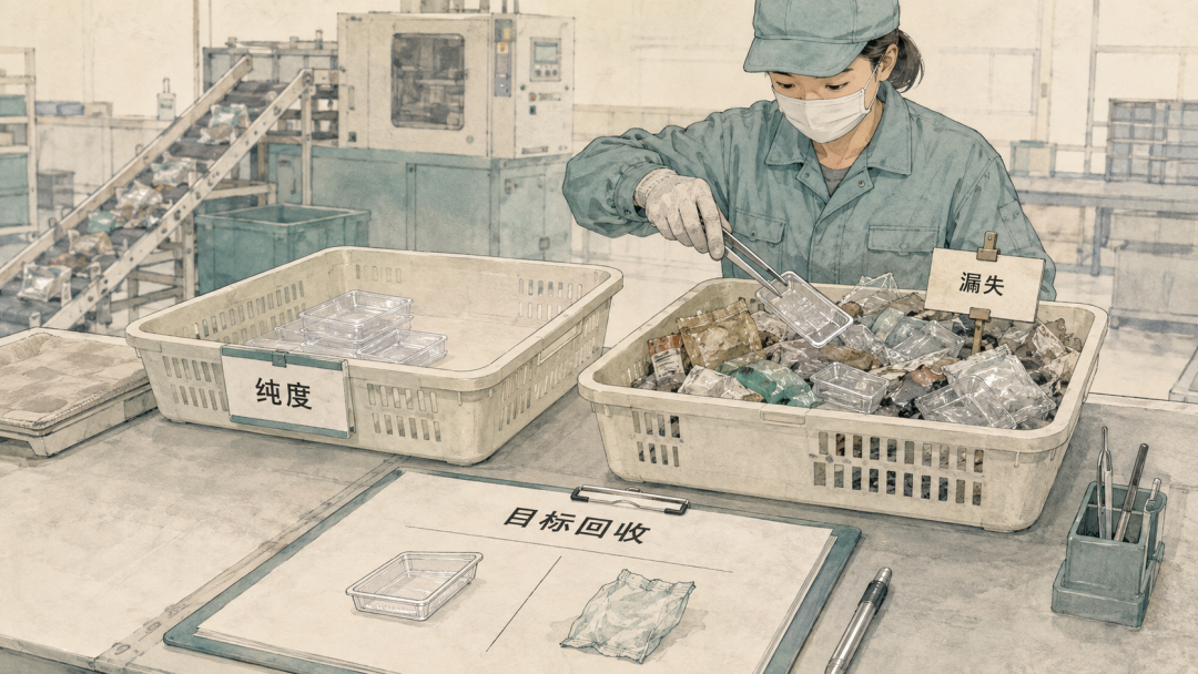 分选纯度与目标回收量同时衡量
