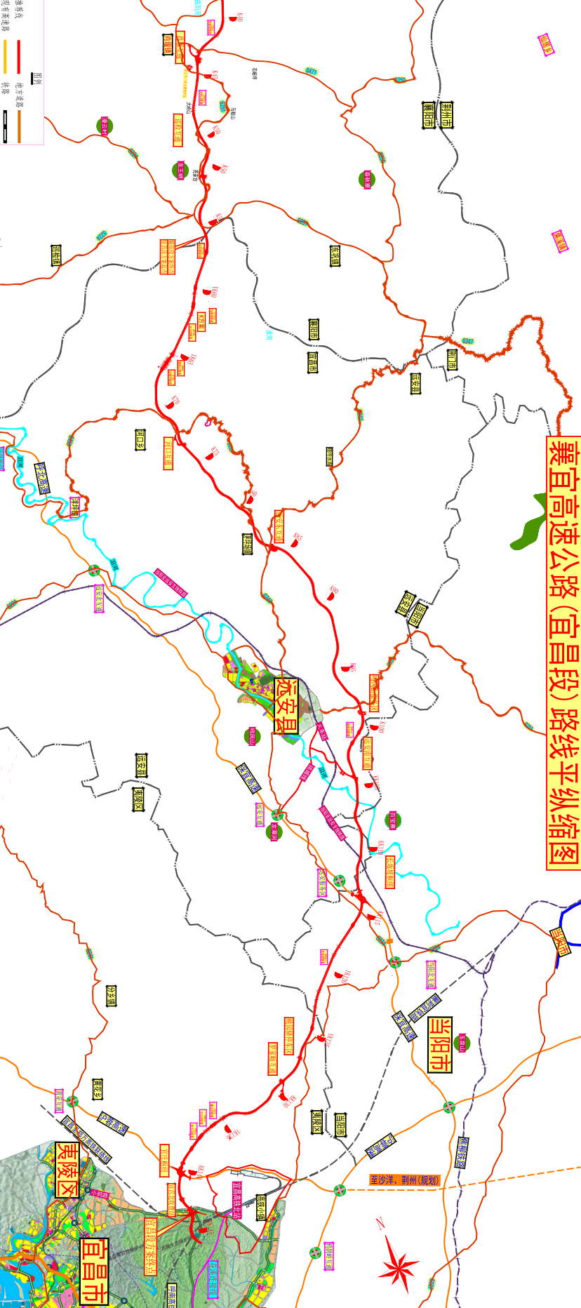 官庄高速线路图图片