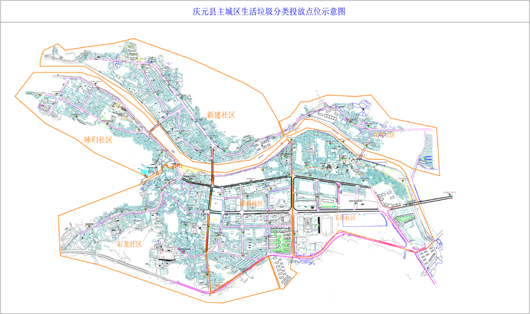 庆元县城街道地图图片