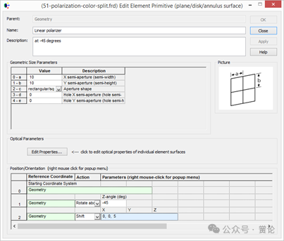 FRED应用：双折射晶体偏振干涉效应的图9