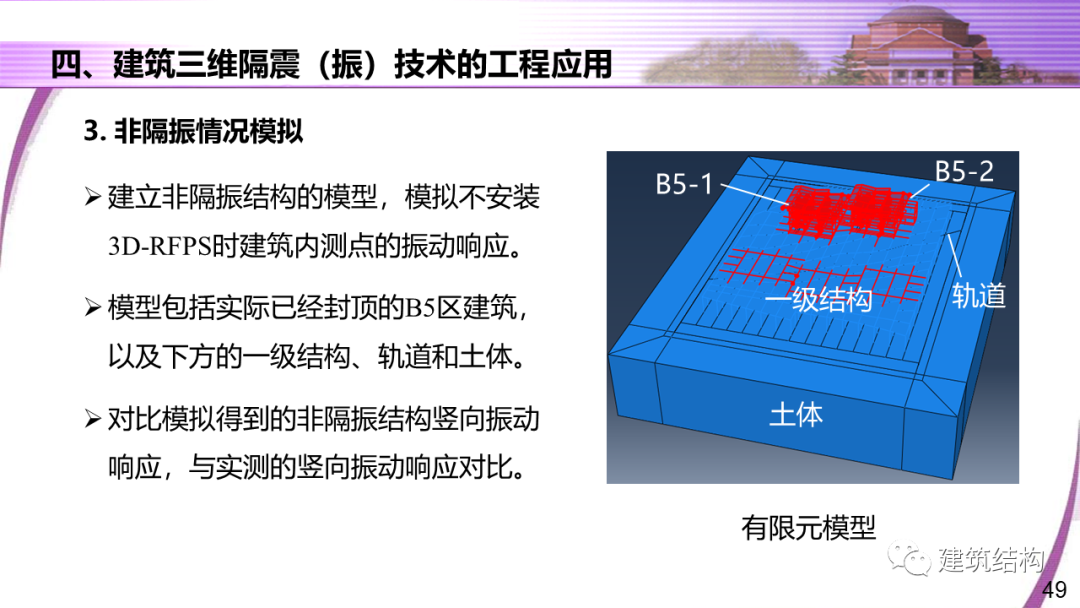 建筑结构丨清华大学教授潘鹏：地铁周边建筑三维隔振技术研究的图49