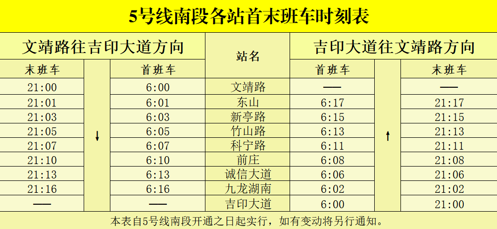 南京地铁5号线南段明日开通