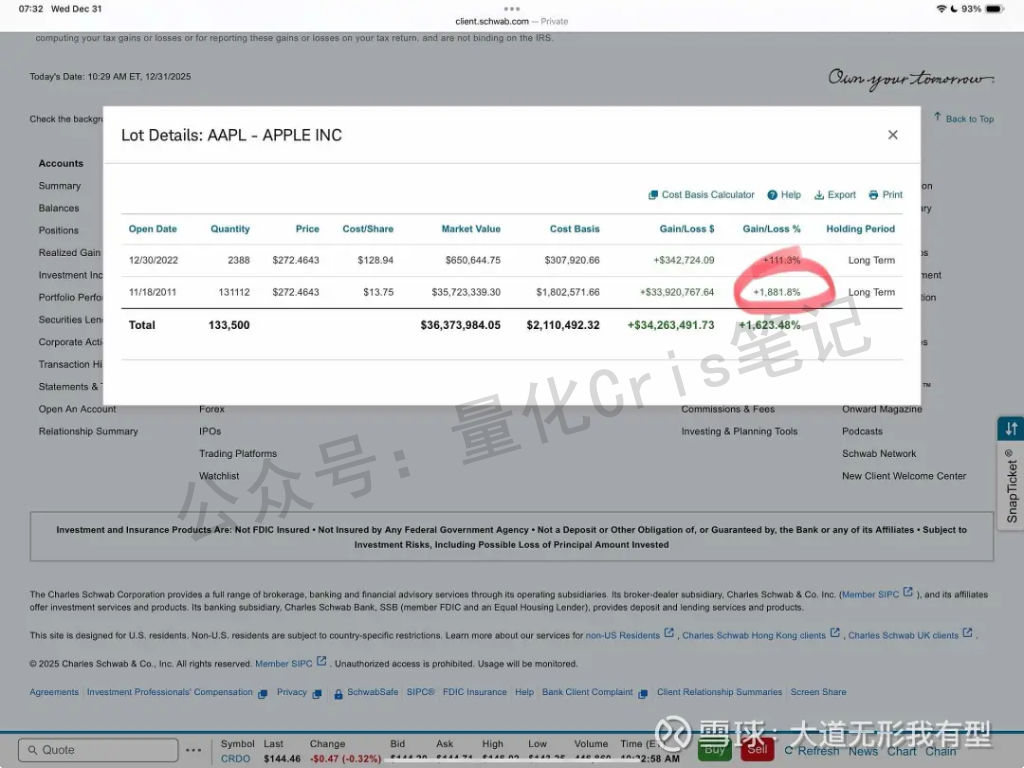 美股杂谈｜段永平最新持仓分享（20260112）