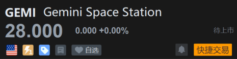 美股打新｜大肉预告？Gemini临门提价+强势缩量！