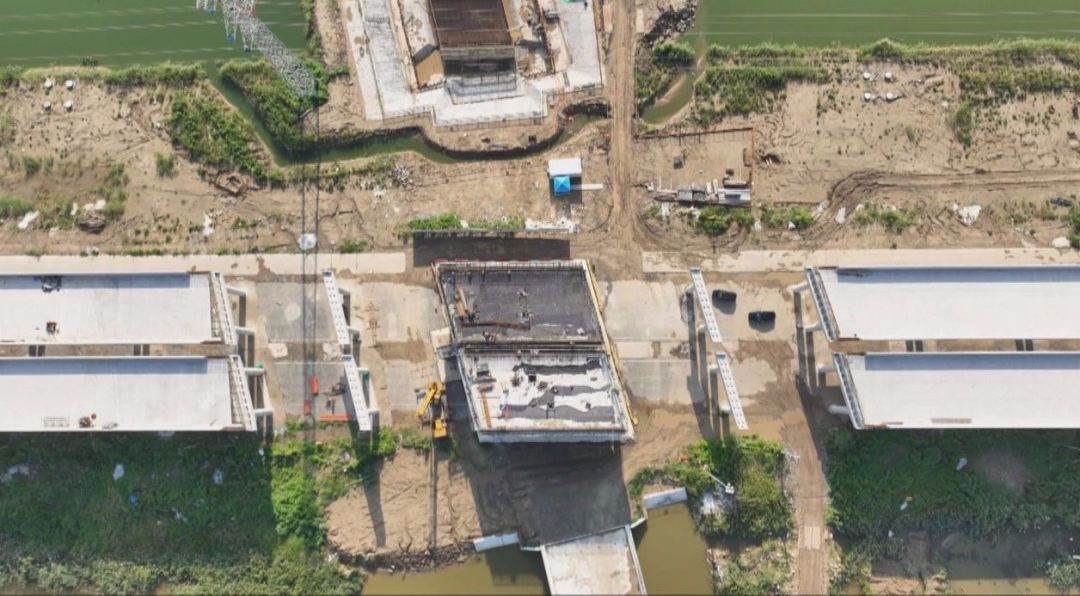 最新进展!大丰港铁路支线工程刷新"进度条"