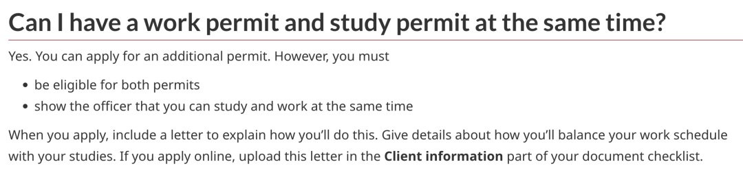 加拿大工签和学前可以同时申请吗？